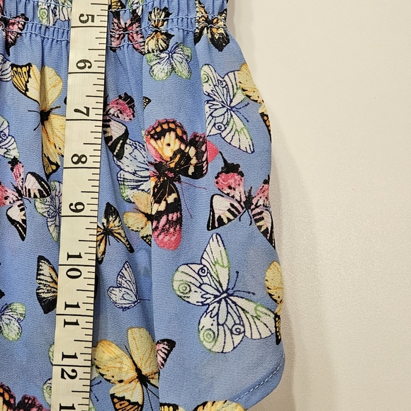 Wild Fable blue Butterfly Tube Top Size XS Woman's - Picture 5 of 10